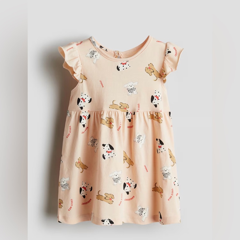 H&M Printed Cotton Dress